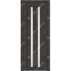 Дверь Д-12 стекло матовое (дуб шале серебро)