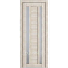 Дверь Д-2 стекло матовое (беленый дуб) 