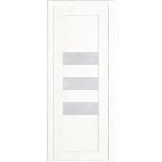 Дверь Д-4 стекло матовое (белый бланко)