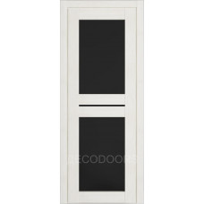 Дверь Д-6 стекло лакобель черная (эшвайт) 