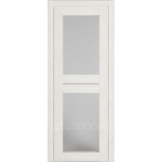 Дверь Д-6 стекло матовое (эшвайт) 