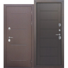 Входная металлическая дверь 11 см ISOTERMA медный антик (темный кипарис)