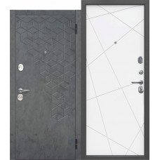 Входная металлическая дверь ФЕНИКС линии (велюр белый софт)