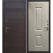 Входная металлическая дверь Термо New (кремовая лиственница)